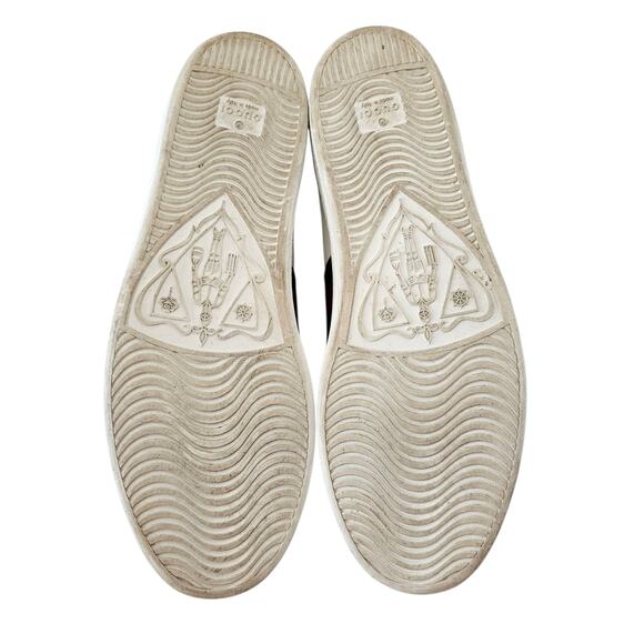 Gucci Ace Web Stripe Low Top Sneaker White Leather Green Red Size 40.5 US 10.5 - Picture 9 of 11